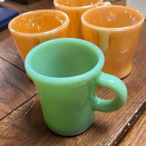 Fire king vintage mug collection